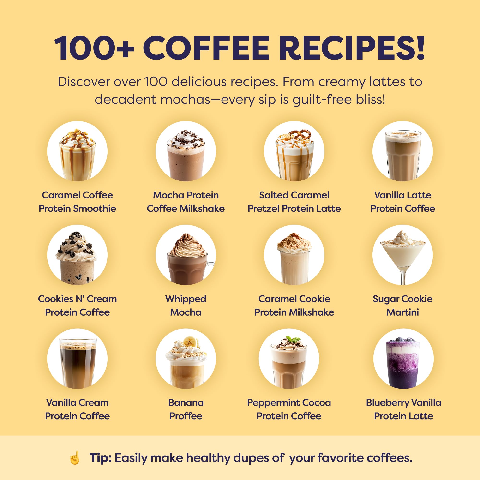 Javvy Protein Iced Coffee - Premium Whey Protein & Iced Coffees, 100% Natural Cold Brew, Zero Artificial Flavors & Sweeteners, 80mg Caffeine, No Added Sugar, 20 Servings, Caramel, 1 Pack
