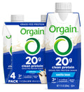 Orgain Clean Protein Shake, Grass Fed Dairy, Vanilla Bean - 20g Whey High Protein, Kosher, Ready to Drink, Low Net Carbs, Gluten Free, No Soy Ingredients, 11 Fl Oz (Pack of 12)
