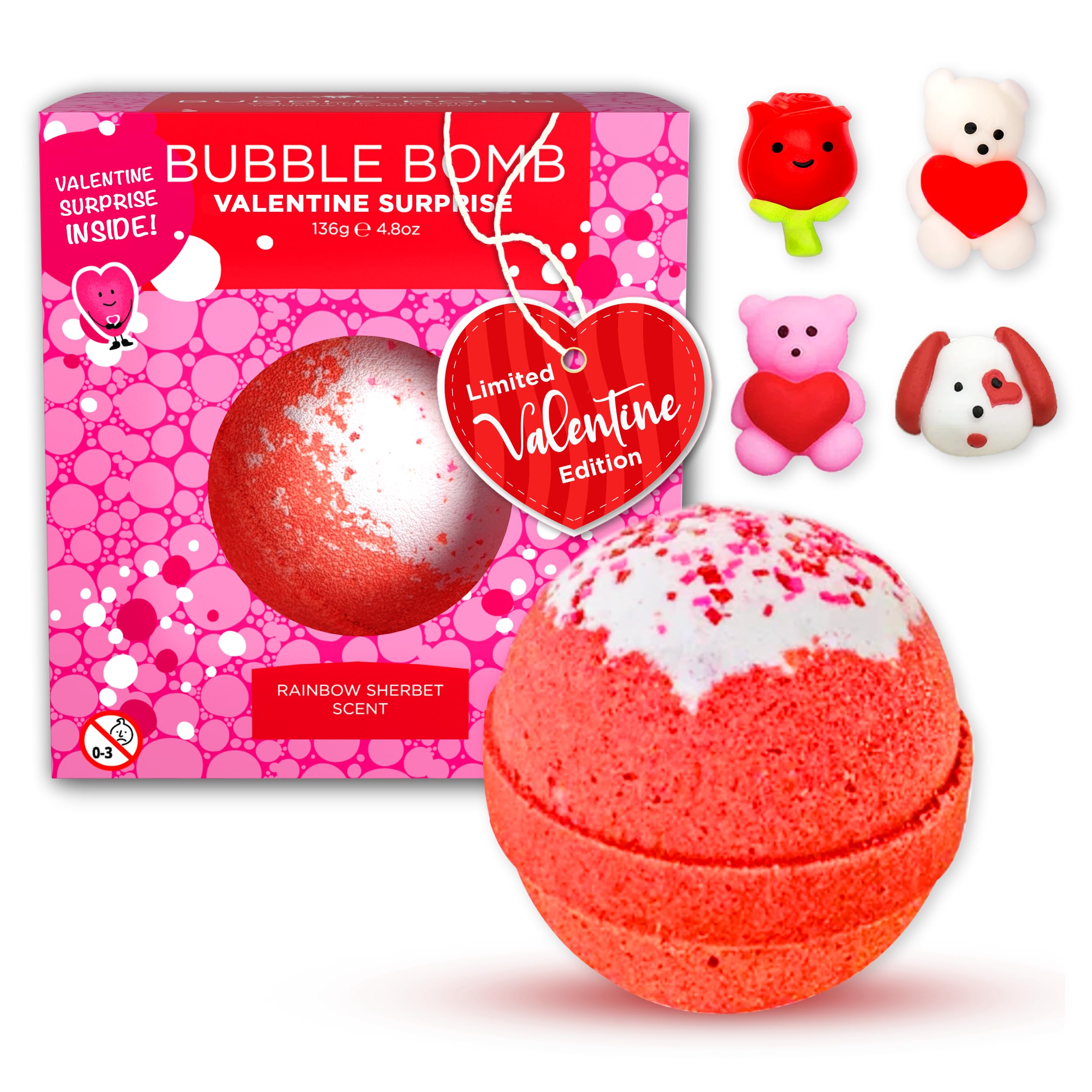 Superhero Bath Bombs for Kids & Boys with Surprise Hero Toys Inside (1 Pack) - Large Bubble Bath Bombs for Boys & Girls - Birthday Gift & Goodie Bags for Kids - Fruity Scent, USA Made by Two Sisters