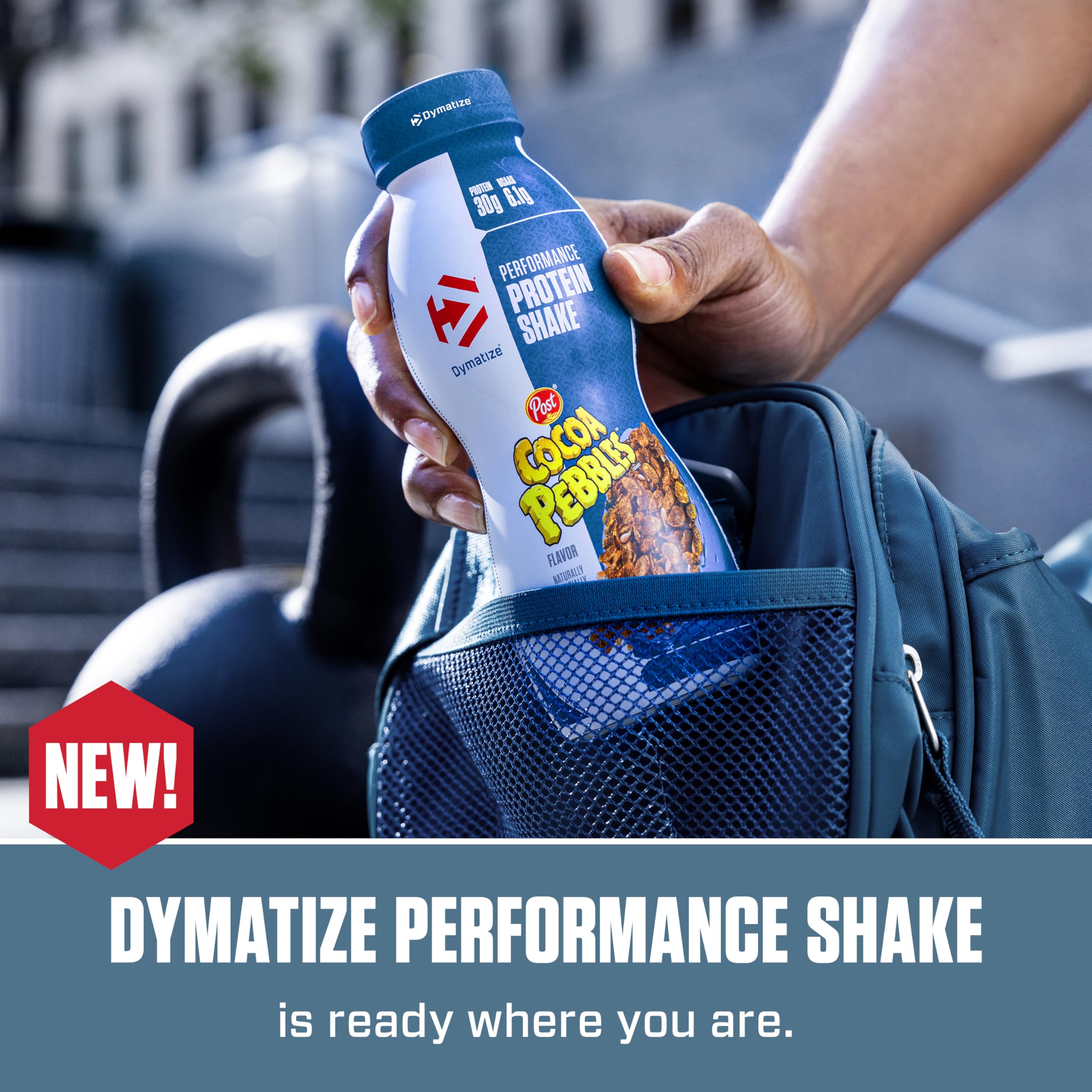 Dymatize Performance Protein Shake, Fruity Pebbles, 30g Protein, 6.1g BCAA for Muscle Recovery, No Added Sugar, Low Fat, 24 Vitamins & Minerals, Gluten-Free, Ready to Drink, On-the-Go Snack, 11.5 fl oz, 15 pack